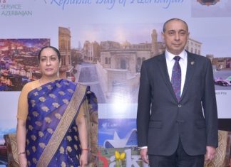 Discussing Nasimi At The R-Day Celebrations Of Azerbaijan In Delhi