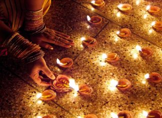 Outdoor Diwali Decorations