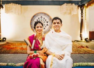Rohan Murty and Aparna Krishnan Exchange Wedding Vows