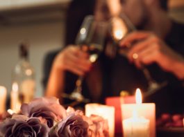 A Home-Made, Romantic Candle-Light Dinner Feast