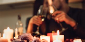 A Home-Made, Romantic Candle-Light Dinner Feast