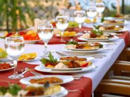 A wedding food menu for everyone food