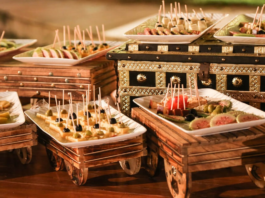 What contemporary wedding food looks like! wedding food