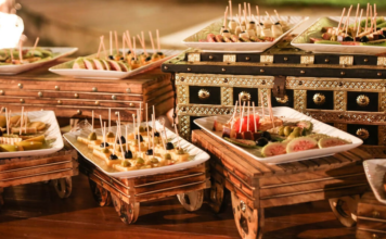 What contemporary wedding food looks like! wedding food