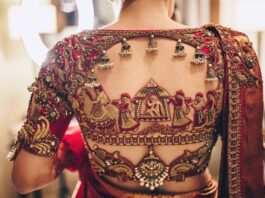 Back designs for Bridal Blouse