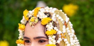 Exclusive Floral Dupatta for Brides