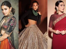Diwali outfit inspirations for newly wed brides