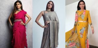 Different ways to drape a saree