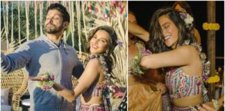 Check out Shibani Dandekar’s boho bridal look