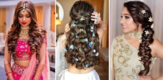Check out these perfect mehendi hairstyles