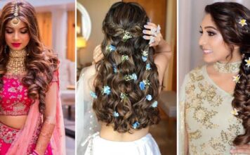 Check out these perfect mehendi hairstyles