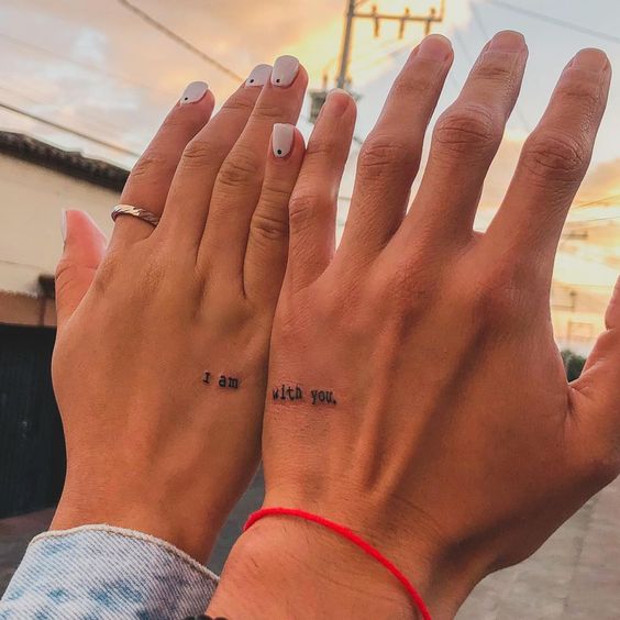 Matching Tattoos to Get with Your Partner - Wedding Affair