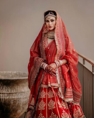 Mouni Roy Wedding Hairstyle