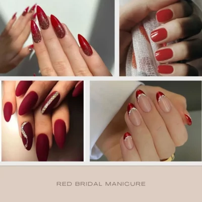 Red bridal Nail Trend