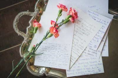 Handwritten Letter First Night Wedding Gift