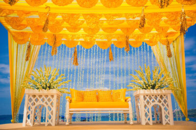 Yellow Theme Mehndi Décor