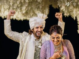 Digital Lavender Anushka Ranjan in Lavender Bridal Lehenga