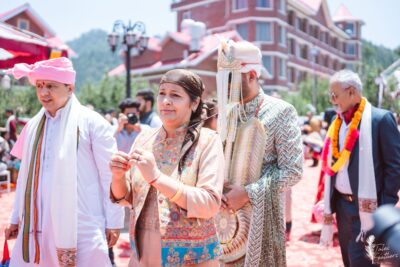 Bride's Mother Taking The Groom To The Mandap