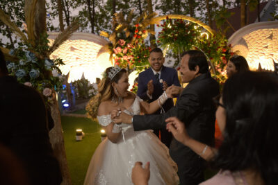 The Groom and Her Father Dancing Their Hearts Out-Wedding Affair