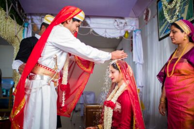 Unique Saath Phere Ceremony in Coorg Wedding-WeddingAffair