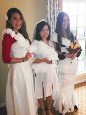 Tissue Paper Wedding Dress - Wedding Affair