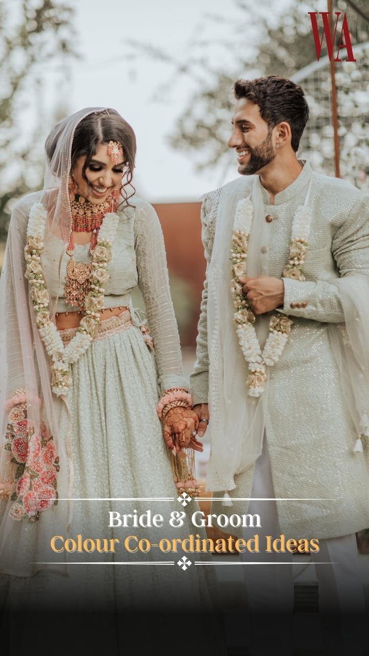 For their destination wedding on Johns Island, Ayesha Siddiqi and Brian  Guzman incorporated plenty … | Pakistani bridal dresses, Groom outfit,  Wedding kurta for men