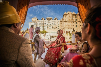 Beautiful Wedding In Fairmont Jaipur Lawn