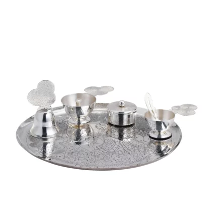 Episode Silver Plated Pooja Thali