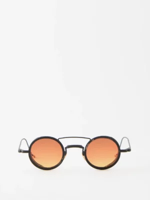 Jacques Marie Mage Round Sunglasses