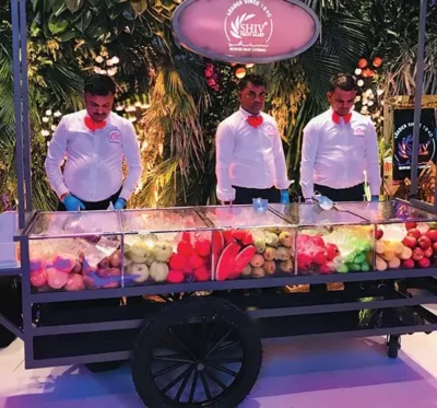 Thailand Style Fruit Cart