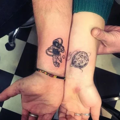 Universe Couple Tattoo