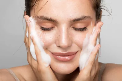 Apply Cleanser For Night Skincare