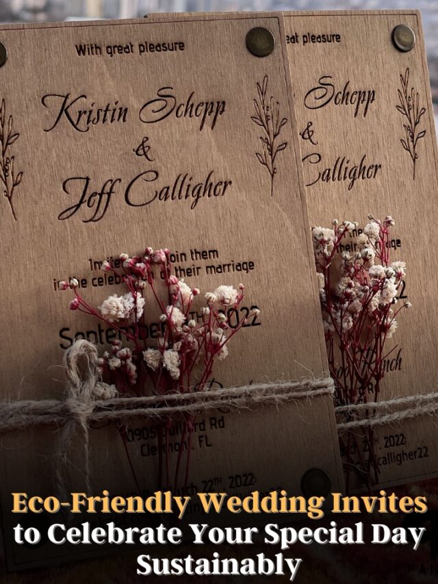 Eco-Friendly Wedding Invites