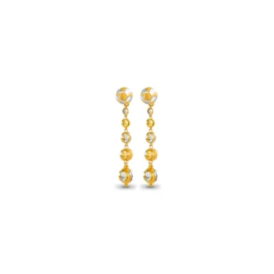 Fiza Trendy Gold Earrings