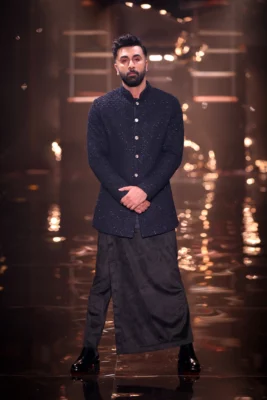 Ranbir Kapoor Walking The Ramp For Kunal Rawal At India Couture Week 2023