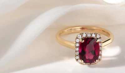 Ruby Gemstone Engagement Ring