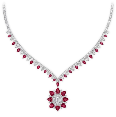 Rubies And Diamond Necklace, Harry Winston