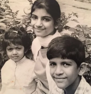 Anand Mahindra With His Sisters