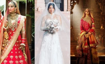 Dazzling Bollywood-Inspired Bridal Lehengas and Sarees Bollywood Inspired Bridal Lehengas And Sarees - Wedding Affair