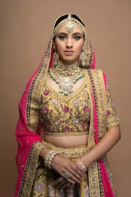 Bridal Lehenga Fabric And Colour