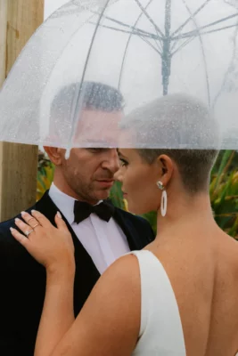 Stylish Umbrellas For A Rainy Wedding