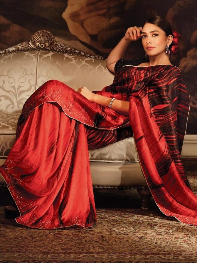 Saree Inspo From Mrunal Thakur’s Wardrobe