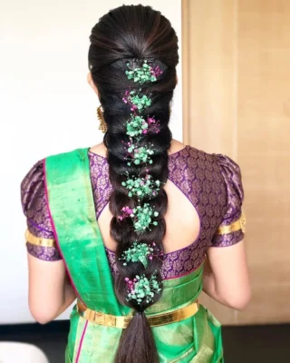 Weaves And Patterns Bridal Hairstyle