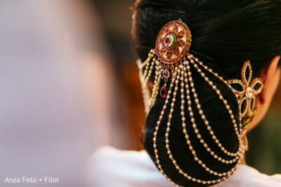 Hair ornaments offer a delightful way to incorporate heirloom jewellery
