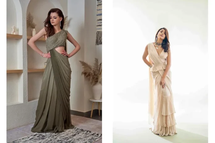 Saree Gown Fusion - Wedding Affair