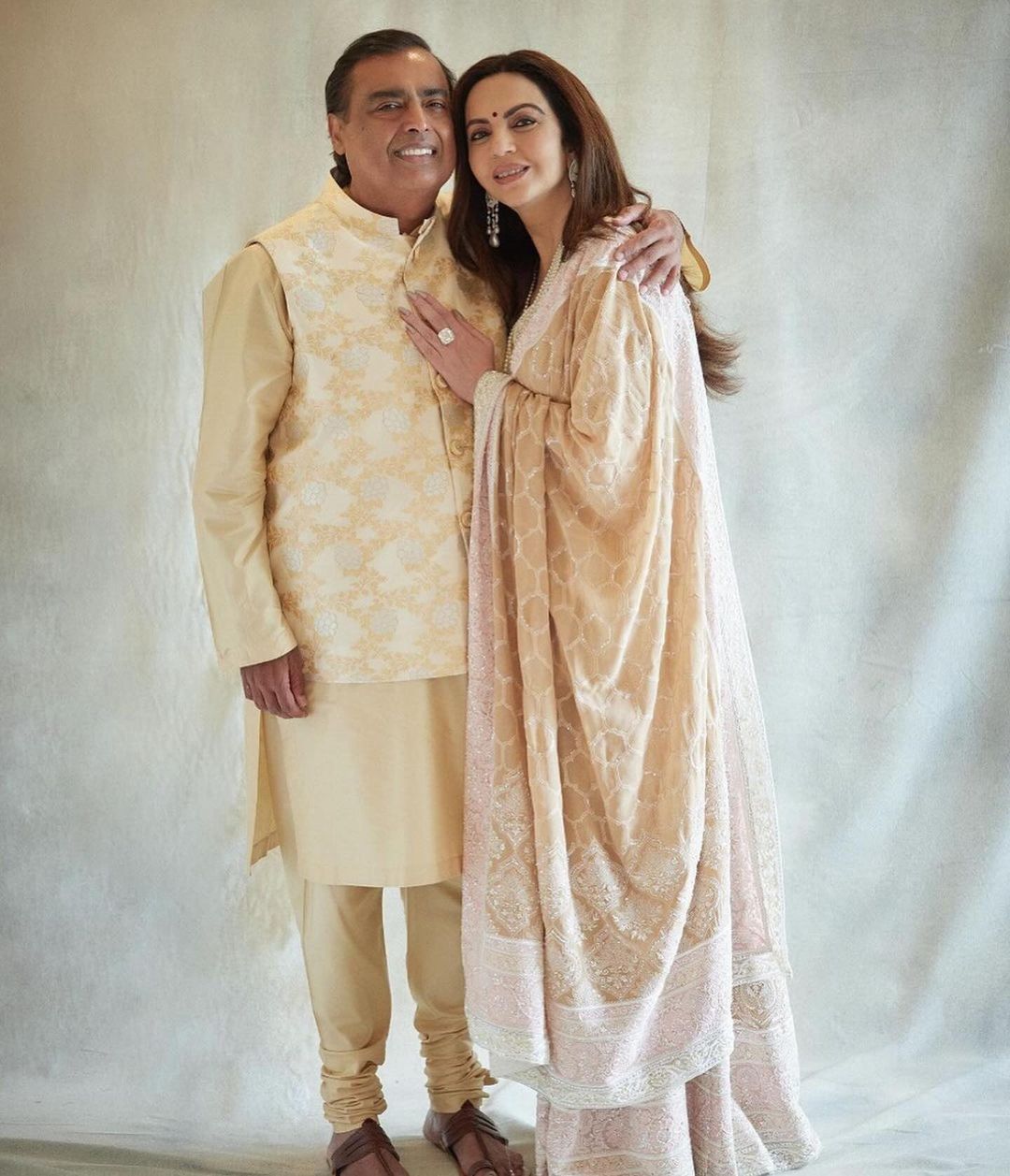 the Ambani family has taken the opportunity to release a set of five mesmerising portraits.