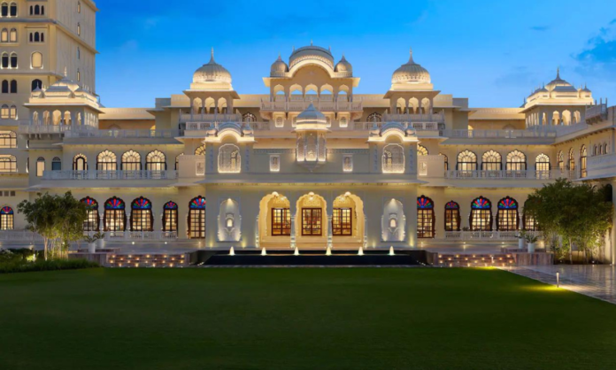 The rooms at Hyatt Regency Jaipur seamlessly combine classic comfort with traditional style,