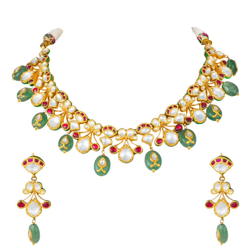 Varnika Stunning Gold Necklace Set