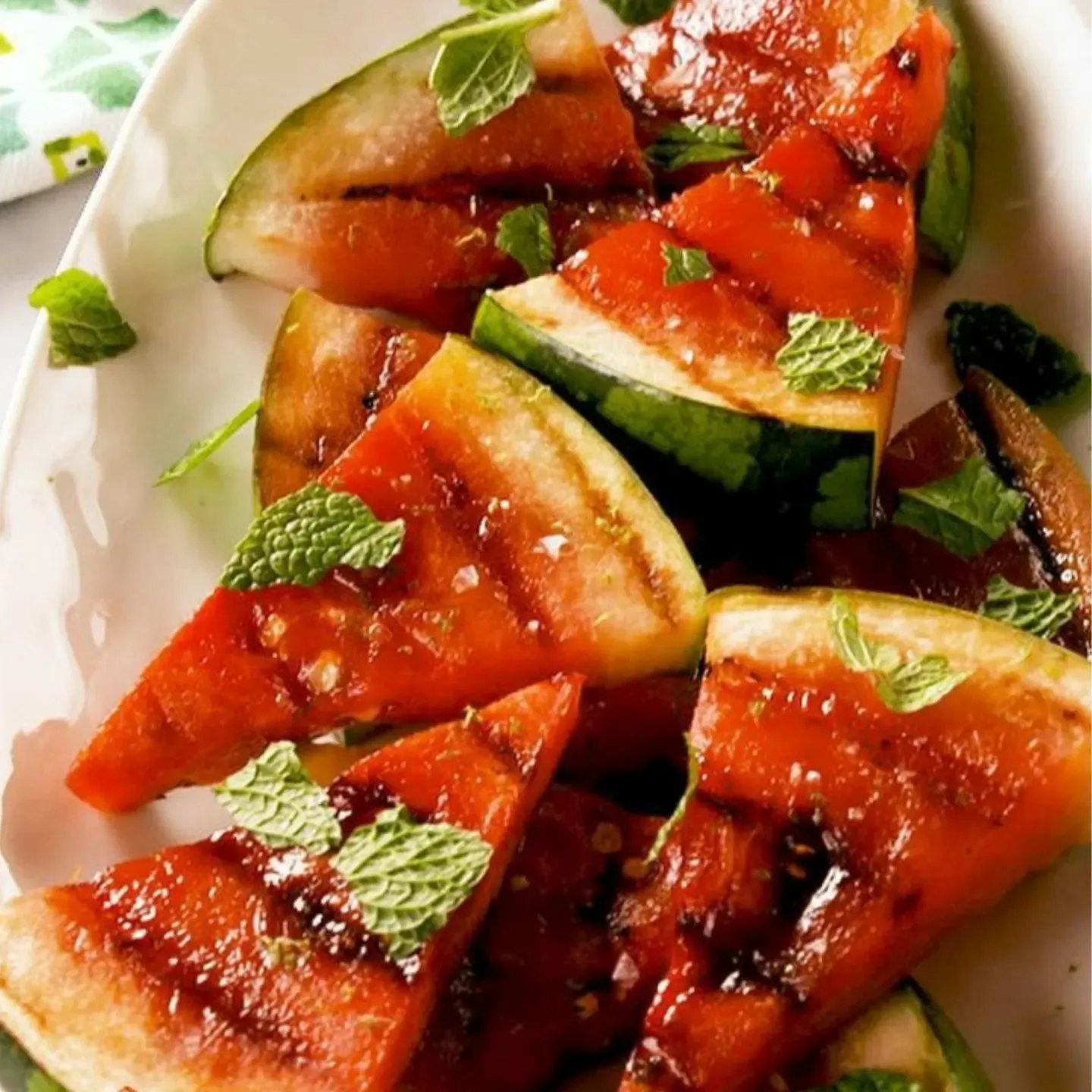 These smoky-flavoured grilled fruit delights