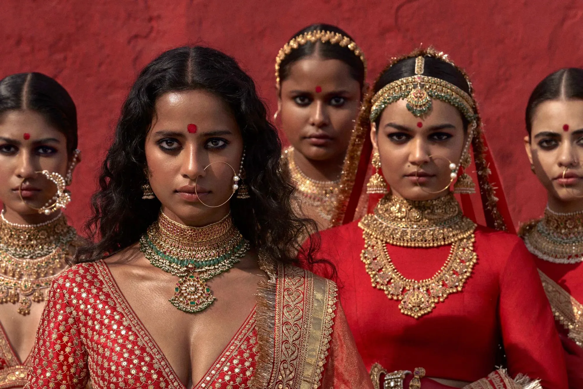 bridal jewellery for brown skin
